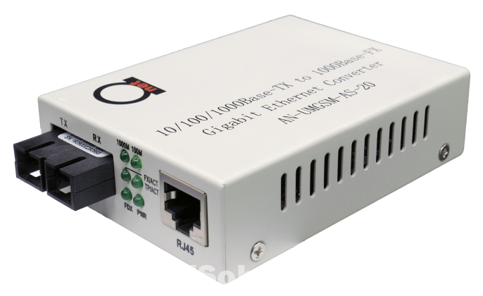 New AC-Net 10-100 Mbps to Fiber media converter